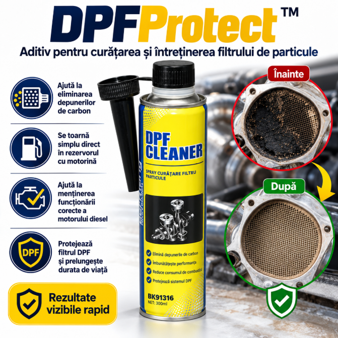 Aditiv pentru curățarea și întreținerea filtrului de particule DPF - DPFProtect™